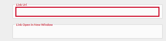Link URL field in integration hub.
